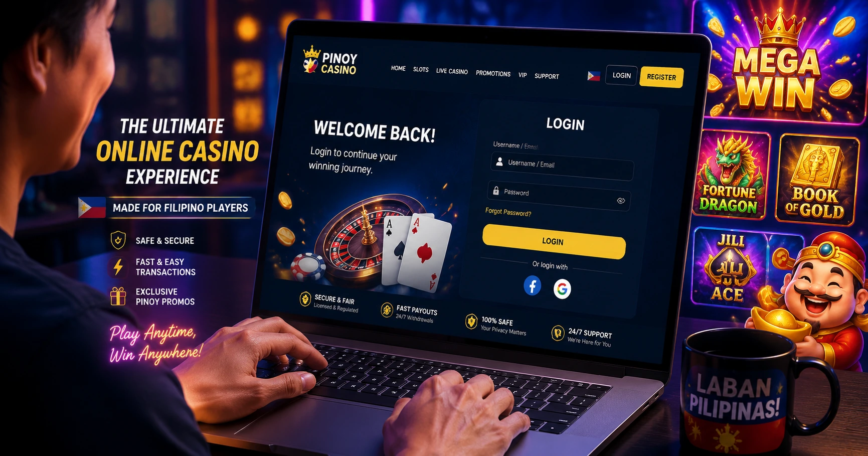 Guide to wow jili casino login register: Your Path to Filipino Casino Fun - image 1