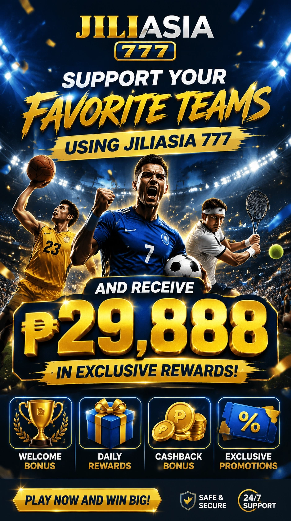 Responsible sports betting reminder shown on a clean sportsbook layout