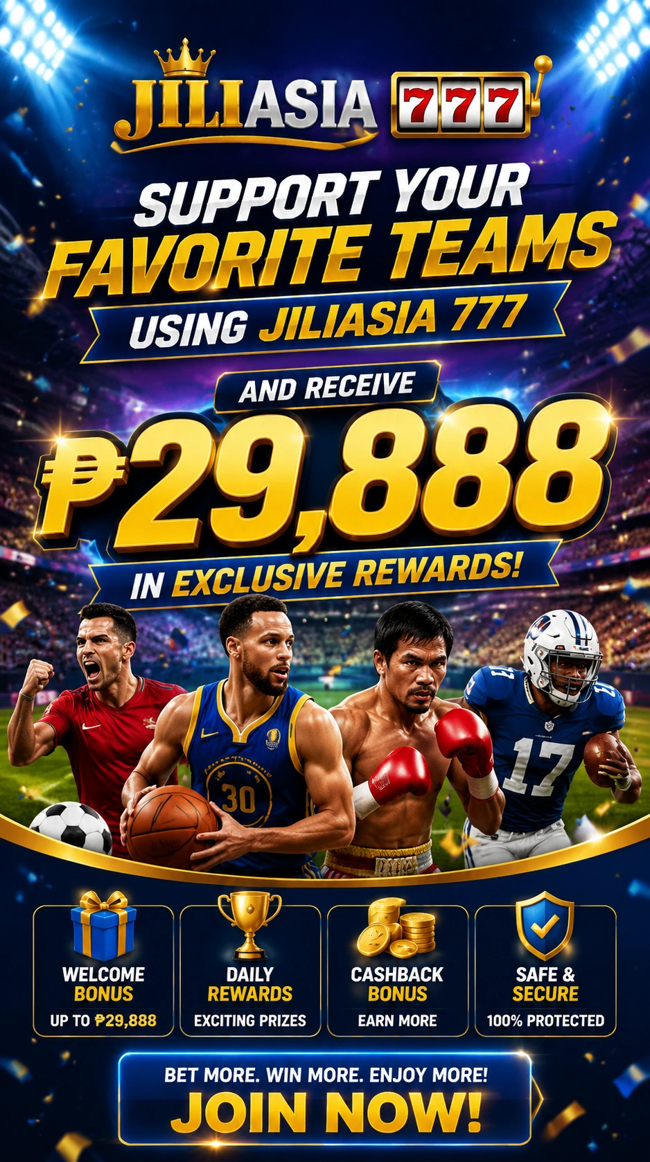 Popular sports leagues and event coverage displayed on a sportsbook style interface